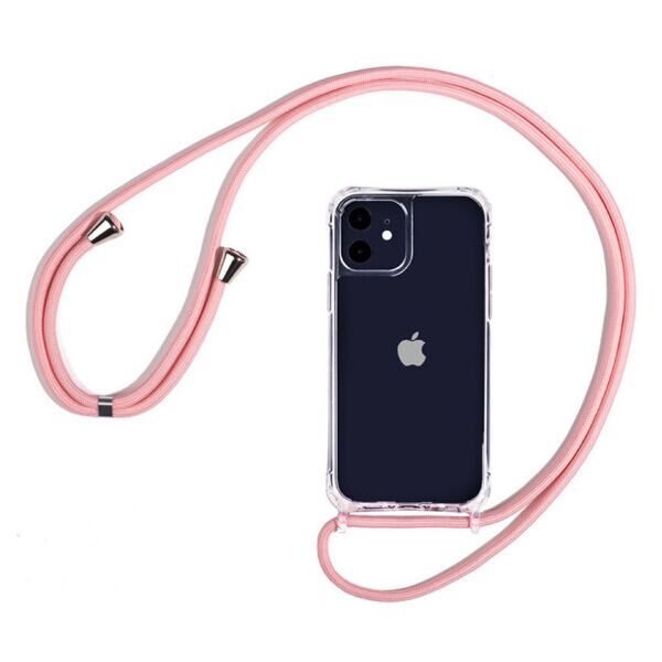

Чехол Crossbody Case на шнурке для Apple iPhone 11 (6.1") (Розовый)