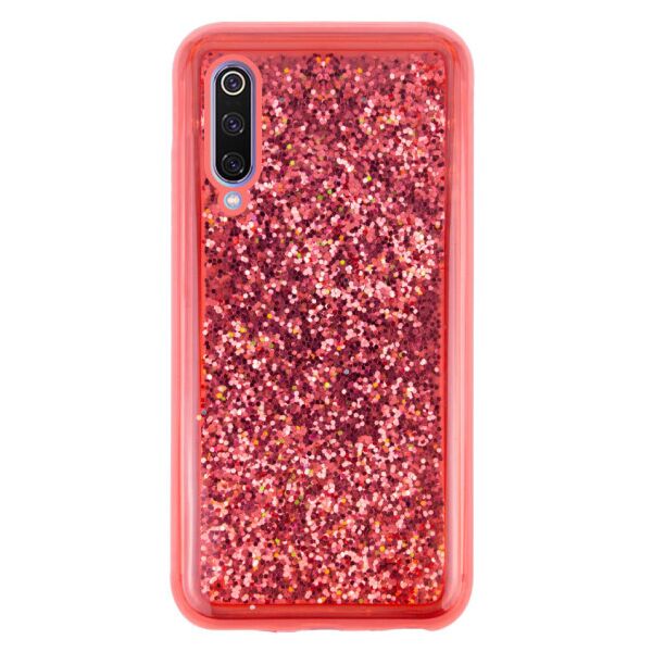

Переливающийся чехол Sparkle с блестками для Xiaomi Mi 9 (Красный)