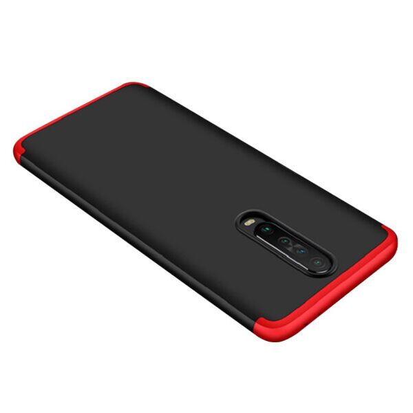 

Пластиковая накладка GKK LikGus 360 градусов (opp) для Xiaomi Redmi K30 (Черный / Красный)