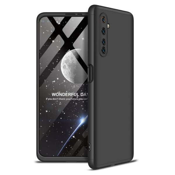 

Пластиковая накладка GKK LikGus 360 градусов (opp) для Realme 6 Pro (Черный)
