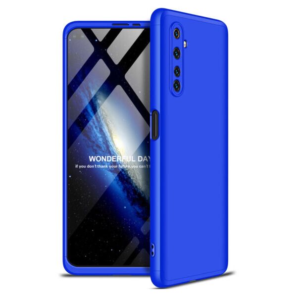 

Пластиковая накладка GKK LikGus 360 градусов (opp) для Realme 6 Pro (Синий)