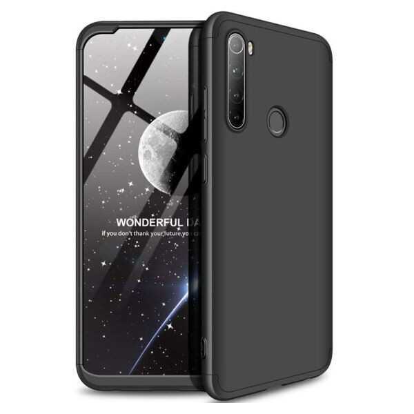 

Пластиковая накладка GKK LikGus 360 градусов (opp) для Xiaomi Redmi Note 8T (Черный)