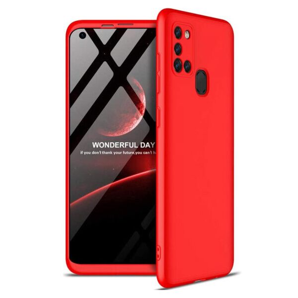 

Пластиковая накладка GKK LikGus 360 градусов (opp) для Samsung Galaxy A21s (Красный)