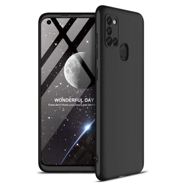 

Пластиковая накладка GKK LikGus 360 градусов (opp) для Samsung Galaxy A21s (Черный)