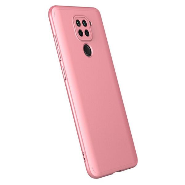 

Пластиковая накладка GKK LikGus 360 градусов (opp) для Xiaomi Redmi Note 9 / Redmi 10X (Розовый)