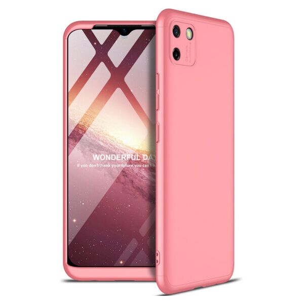 

Пластиковая накладка GKK LikGus 360 градусов (opp) для Realme C11 (Розовый)