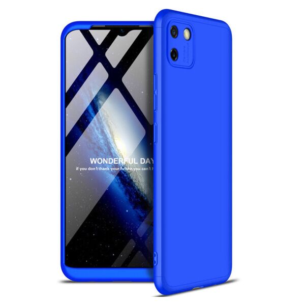 

Пластиковая накладка GKK LikGus 360 градусов (opp) для Realme C11 (Синий)