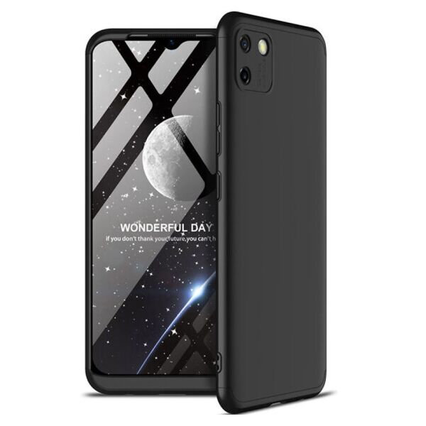 

Пластиковая накладка GKK LikGus 360 градусов (opp) для Realme C11 (Черный)