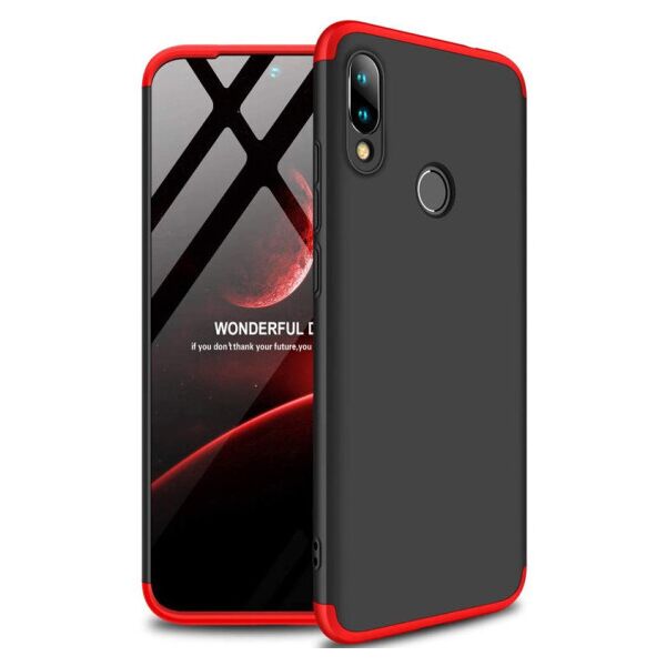 

Пластиковая накладка GKK LikGus 360 градусов (opp) для Xiaomi Redmi 7 (Черный / Красный)