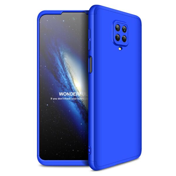 

Пластиковая накладка GKK LikGus 360 градусов (opp) для Xiaomi Redmi Note 9s/Note 9 Pro/9 Pro Max (Синий)