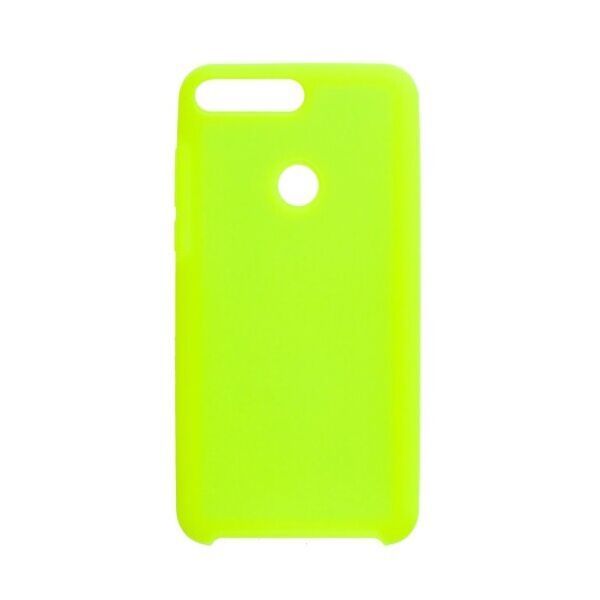 

Чехол Original Silicone Case Series для Huawei Y7 Prime 2018 (Желто-Зеленый)