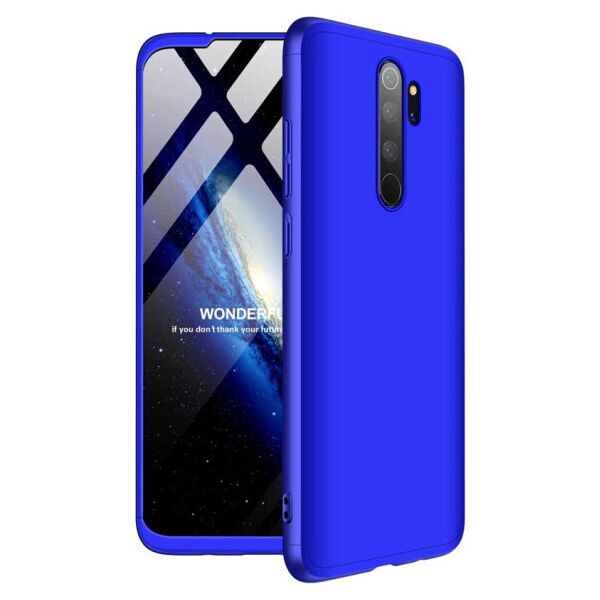 

Пластиковая накладка GKK LikGus 360 градусов (opp) для Xiaomi Redmi Note 8 Pro (Синий)