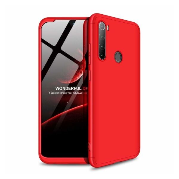 

Пластиковая накладка GKK LikGus 360 градусов (opp) для Xiaomi Redmi Note 8 (Красный)