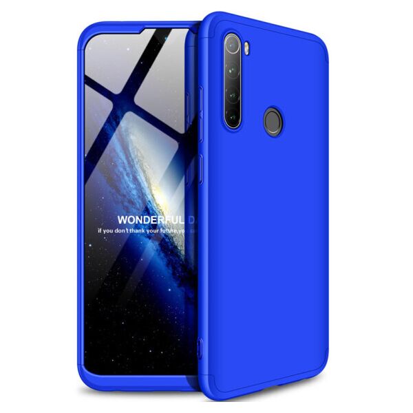 

Пластиковая накладка GKK LikGus 360 градусов (opp) для Xiaomi Redmi Note 8 (Синий)