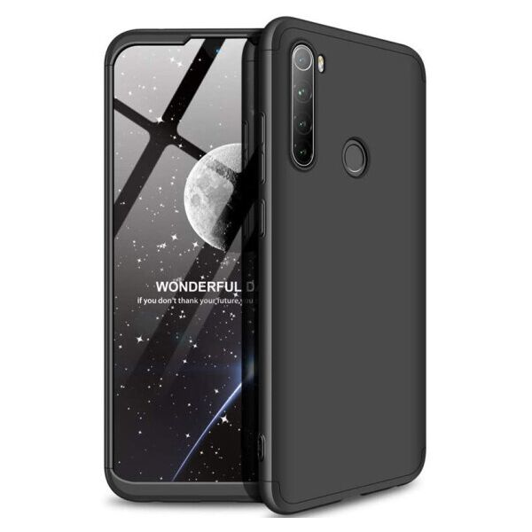

Пластиковая накладка GKK LikGus 360 градусов (opp) для Xiaomi Redmi Note 8 (Черный)