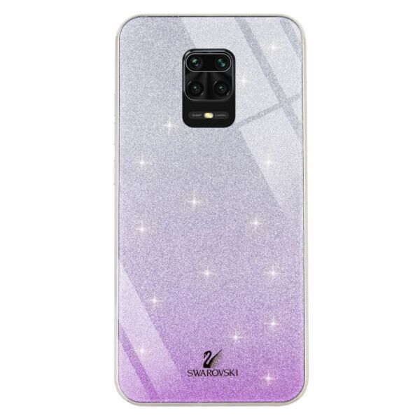 

TPU+Glass чехол Swarovski для Xiaomi Redmi Note 9s / Note 9 Pro / Note 9 Pro Max (Фиолетовый)