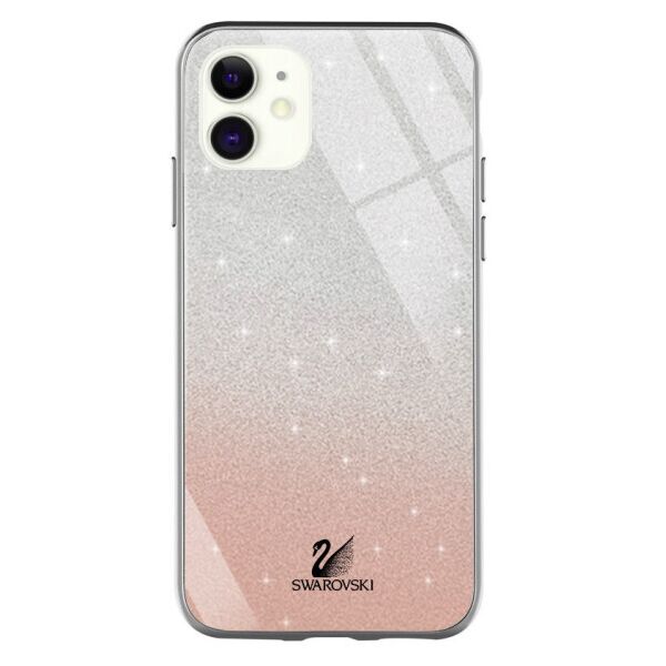 

TPU+Glass чехол Swarovski для Apple iPhone 11 (6.1") (Золотой)