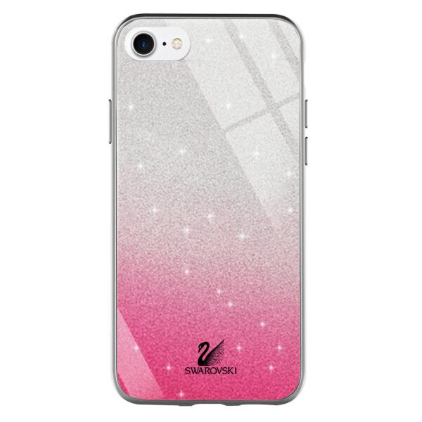 

TPU+Glass чехол Swarovski для Apple iPhone 7 / 8 / SE (2020) (4.7") (MediumVioletRed)