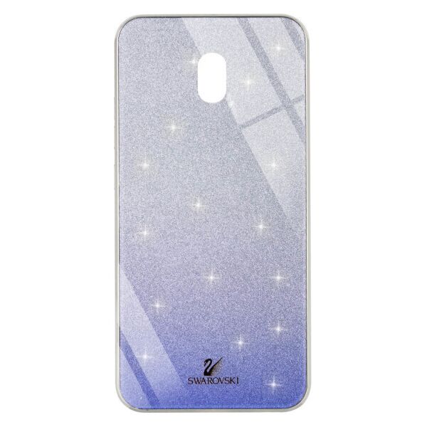 

TPU+Glass чехол Swarovski для Xiaomi Redmi 8a (Синий)