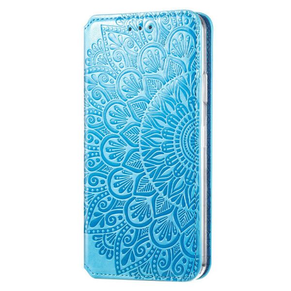 

Кожаный чехол книжка GETMAN Mandala (PU) для Xiaomi Redmi Note 9 / Redmi 10X (SteelBlue)