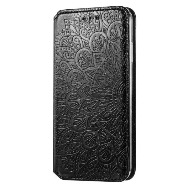 

Кожаный чехол книжка GETMAN Mandala (PU) для Xiaomi Redmi 9A (Черный)