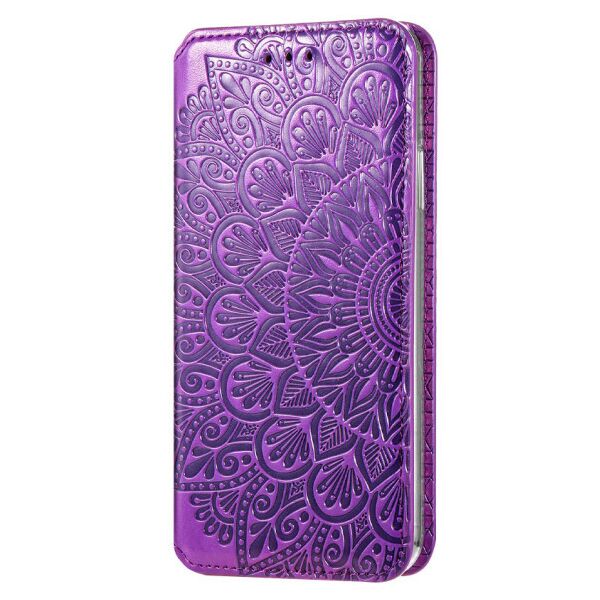 

Кожаный чехол книжка GETMAN Mandala (PU) для Xiaomi Poco X3 NFC (Фиолетовый)