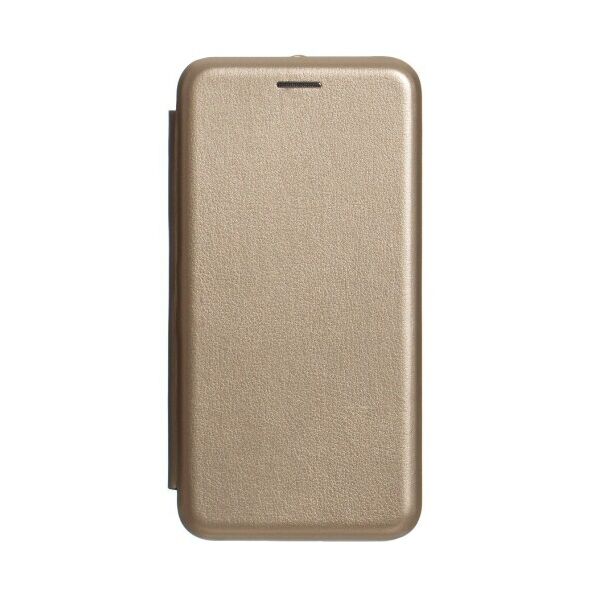 

Кожаный чехол-книжка для Samsung Galaxy J260 2018 (Золотой)