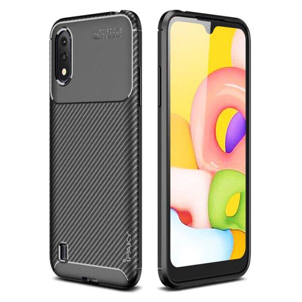 

Противоударный чехол iPaky Kaisy Series для Samsung Galaxy A01 (Черный)