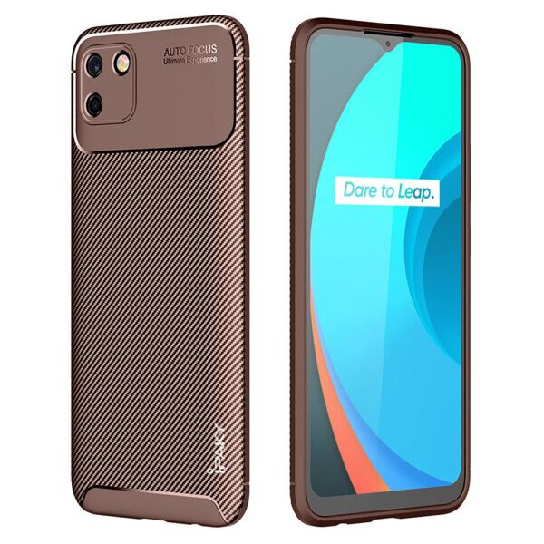 

Противоударный чехол iPaky Kaisy Series для Realme C11 (Коричневый)