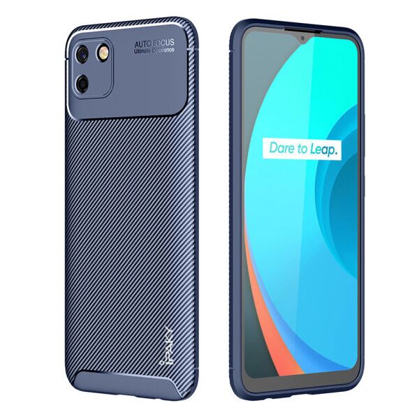 

Противоударный чехол iPaky Kaisy Series для Realme C11 (Синий)