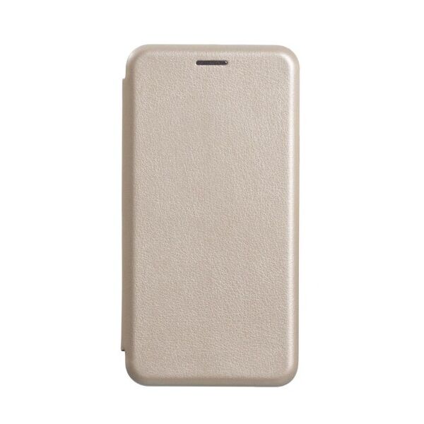 

Кожаный чехол-книжка для Samsung Galaxy J4 2018 (Золотой)