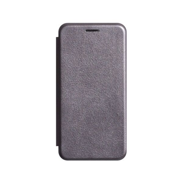 

Кожаный чехол-книжка для Xiaomi Redmi Go (Серый)