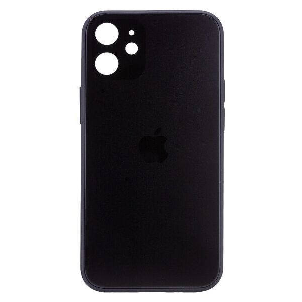 

Стеклянный чехол Glossy c защитой камеры для Apple iPhone 12 mini (5.4") (Черный)