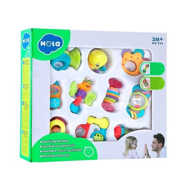 

Набор погремушек Hola Toys, 10 шт. (939)