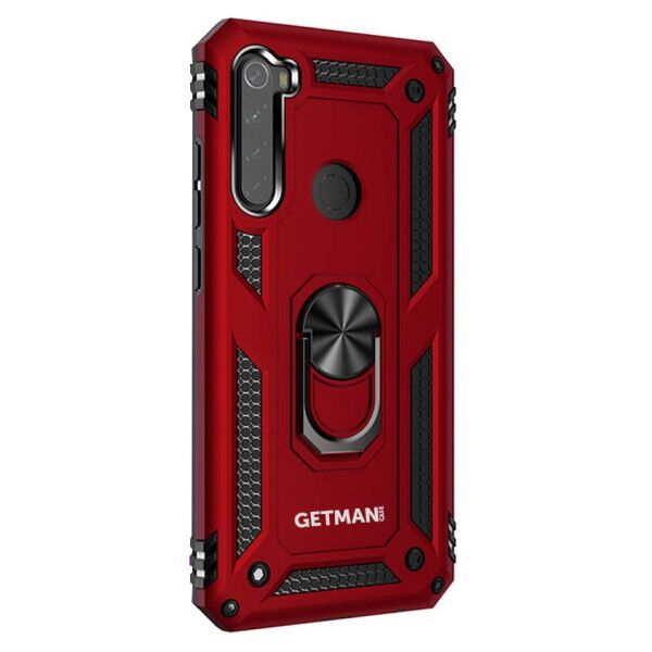 

Противоударный чехол GETMAN Serge Ring for Magnet для Samsung Galaxy A21 (Красный)