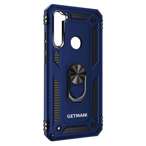 

Противоударный чехол GETMAN Serge Ring for Magnet для Samsung Galaxy A21 (DarkBlue)