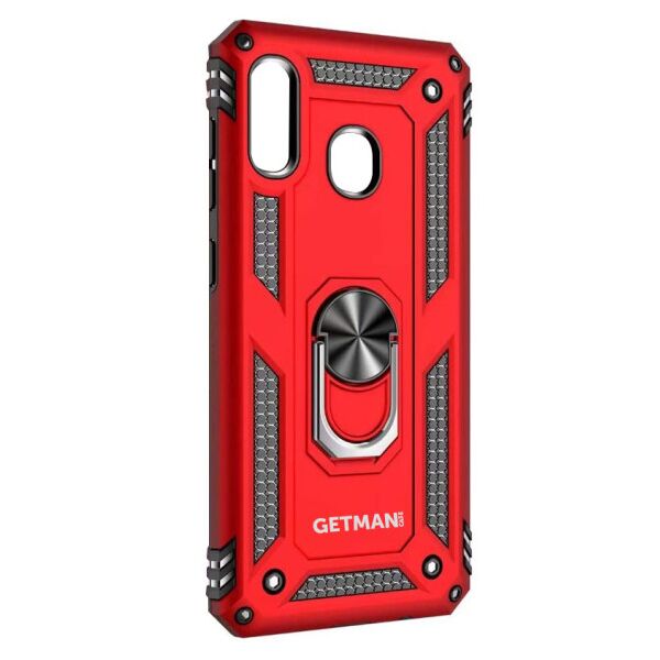 

Противоударный чехол GETMAN Serge Ring for Magnet для Samsung Galaxy A11 / M11 (Красный)