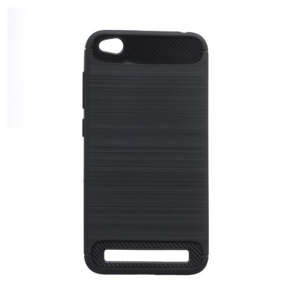 

Силиконовый противоударный чехол Polished Carbon для Xiaomi Redmi 5A (Черный)