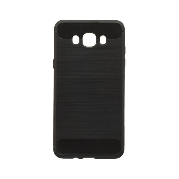 

Силиконовый противоударный чехол Polished Carbon для Samsung Galaxy J710 2016 (Черный)