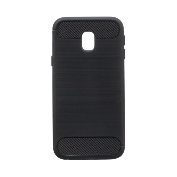 

Силиконовый противоударный чехол Polished Carbon для Samsung Galaxy J330 2017 (Черный)