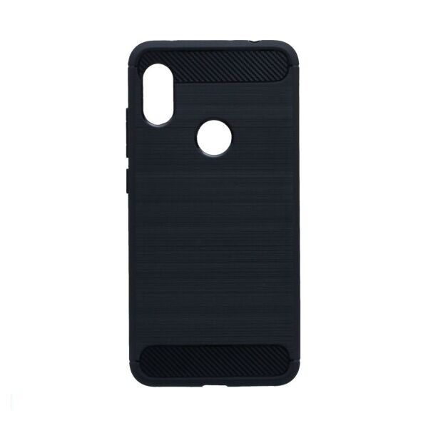 

Силиконовый противоударный чехол Polished Carbon для Xiaomi Redmi Note 6 Pro (Черный)