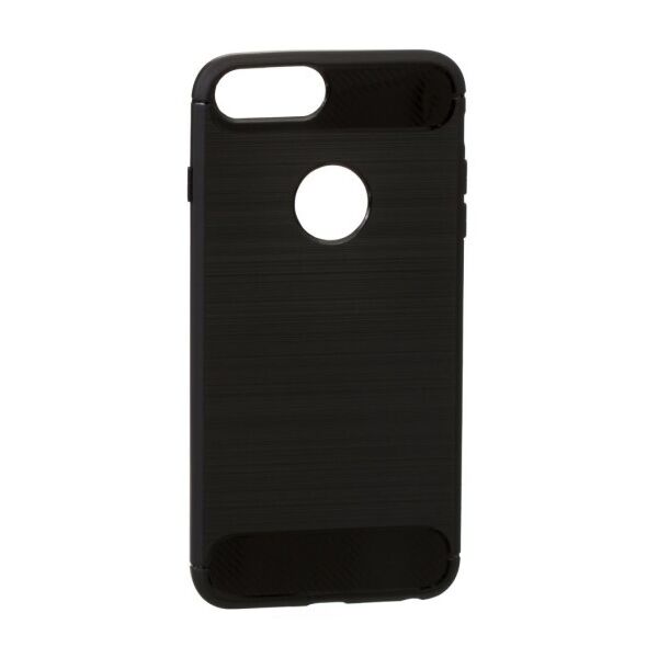 

Силиконовый противоударный чехол Polished Carbon для Apple iPhone 6G Plus (Черный)