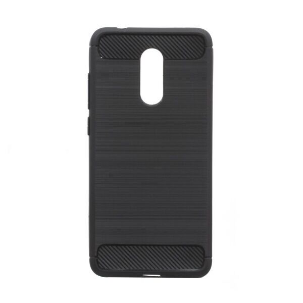 

Силиконовый противоударный чехол Polished Carbon для Xiaomi Redmi 5 (Черный)