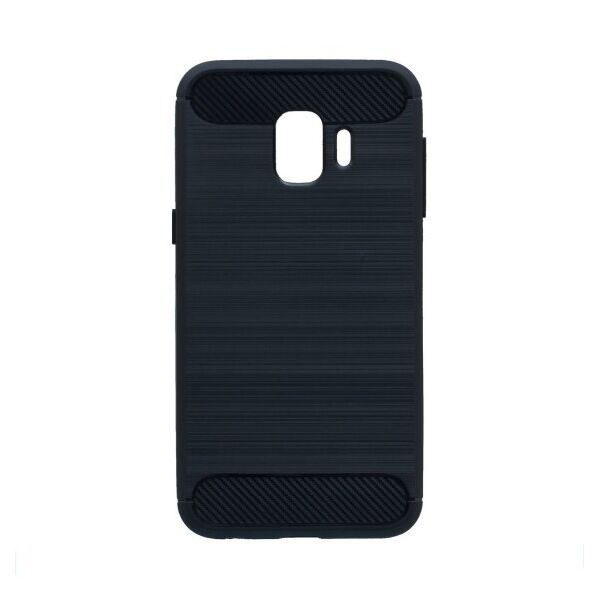 

Силиконовый противоударный чехол Polished Carbon для Samsung Galaxy J260 2018 (Черный)
