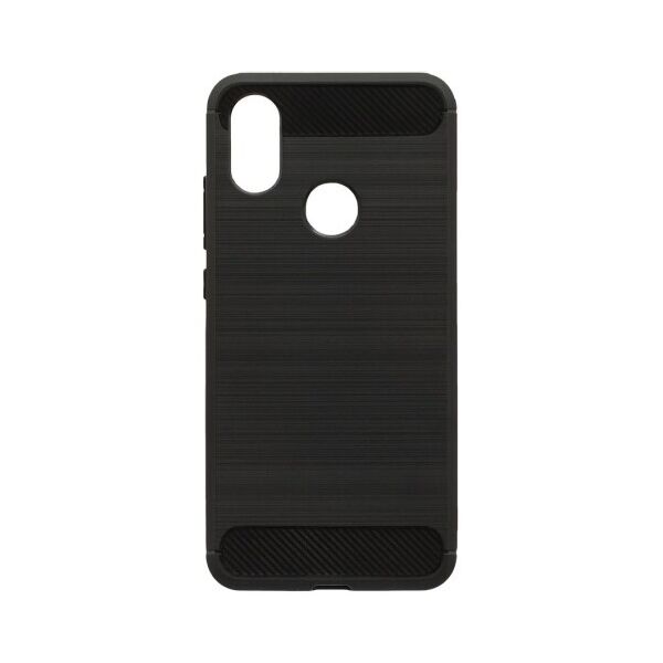 

Силиконовый противоударный чехол Polished Carbon для Xiaomi Mi 6X / Mi A2 (Черный)