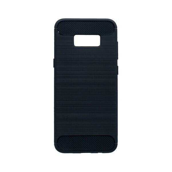 

Силиконовый противоударный чехол Polished Carbon для Samsung Galaxy S8 Plus (Черный)