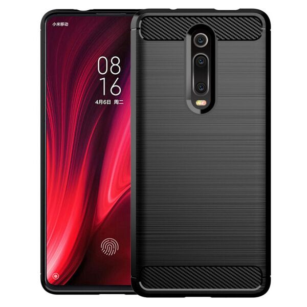 

Силиконовый противоударный чехол Polished Carbon для Xiaomi Redmi K20 / K20 Pro / Mi9T / Mi9T Pro (Черный)