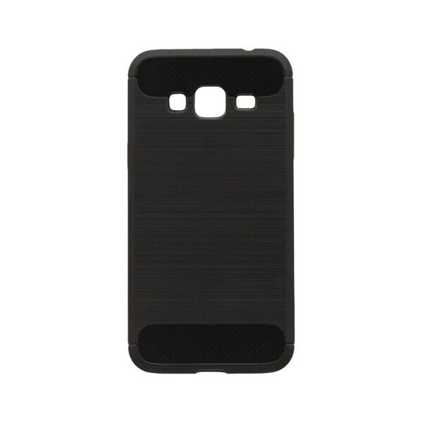 

Силиконовый противоударный чехол Polished Carbon для Samsung Galaxy J3 / J310 (Черный)