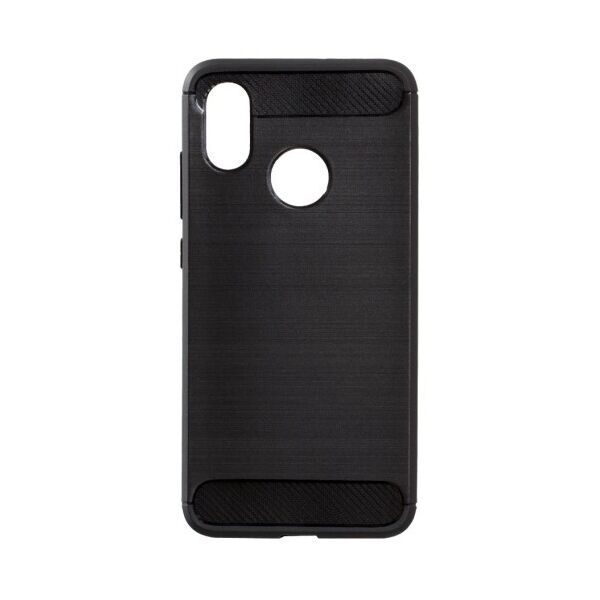 

Силиконовый противоударный чехол Polished Carbon для Xiaomi Mi 8 (Черный)