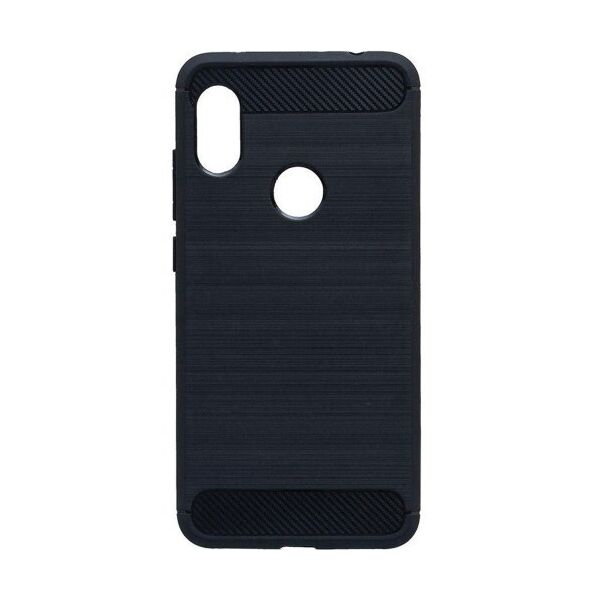 

Силиконовый противоударный чехол Polished Carbon для Xiaomi Redmi Note 6 (Черный)